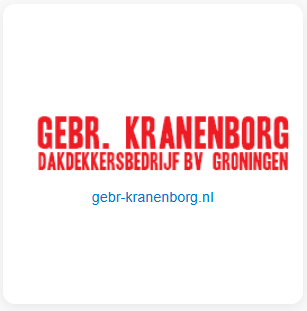Logo Gebr. Kranenborg Dakdekkersbedrijf BV Groningen